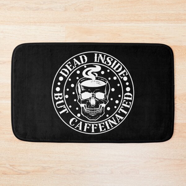 Item preview, Dead Inside But Caffeinated Halloween designed and sold by BlackSnowShop.