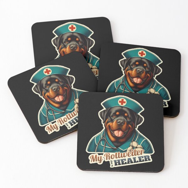 Item preview, Rottweiler nurse designed and sold by ThisDress.