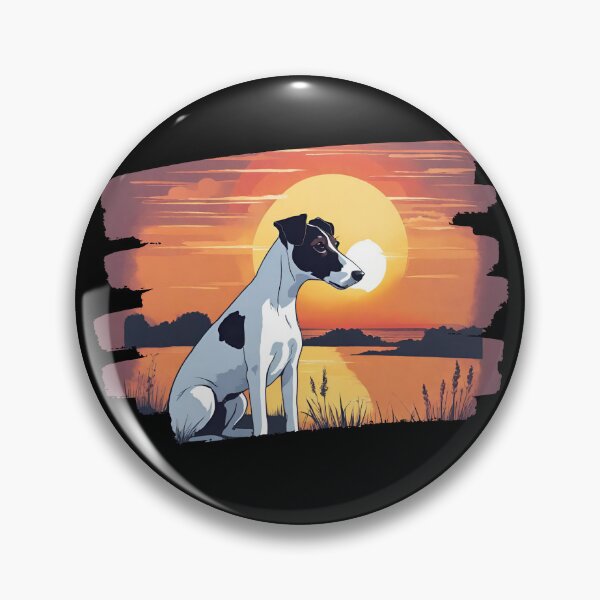 Item preview, Smooth Fox Terrier Sunset Terrier Lover designed and sold by CyberArtistOne.