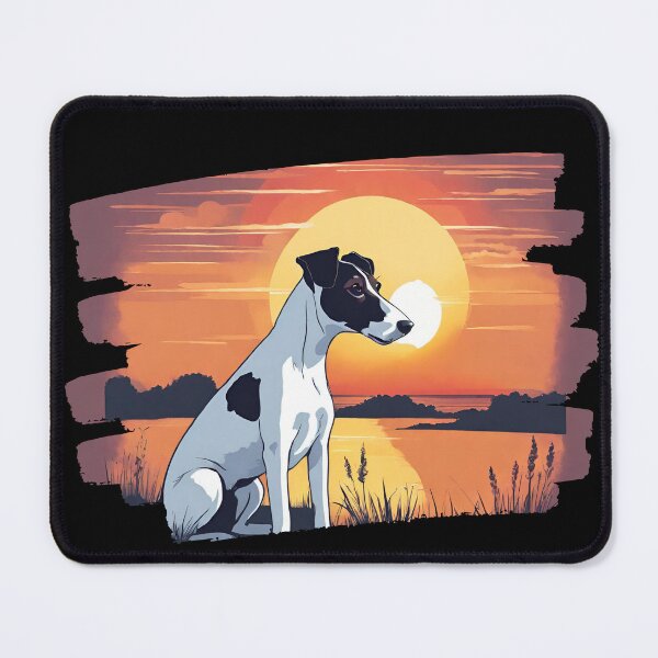Item preview, Smooth Fox Terrier Sunset Terrier Lover designed and sold by CyberArtistOne.