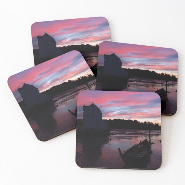 Item preview, Dawn Silhouette - Tide Mill & Boat, Woodbridge designed and sold by wiggyofipswich.