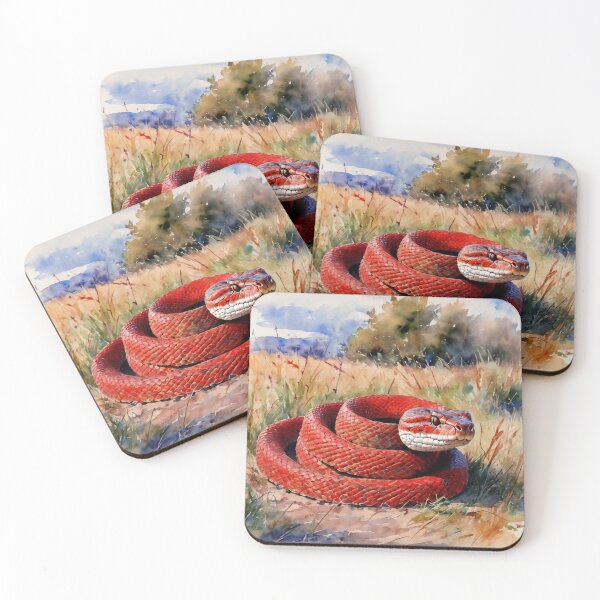 Item preview, Watercolor Snake Painting designed and sold by Bunmigraphics .
