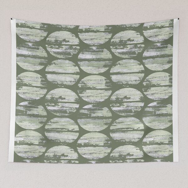 Item preview, Copy of Circle distressed rusty background olive green designed and sold by Alessandro Remo Mazzoni Remotextiles.