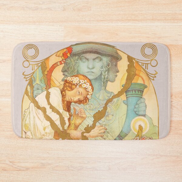 Item preview, HD. Slovanska Epopej Exhibition Full Poster, by Alphonse Mucha. (Original colors) designed and sold by MINDTHECHERRY.