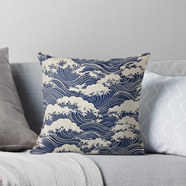 Item preview, Hokusai waves, maritime pattern designed and sold by Mauswohn.