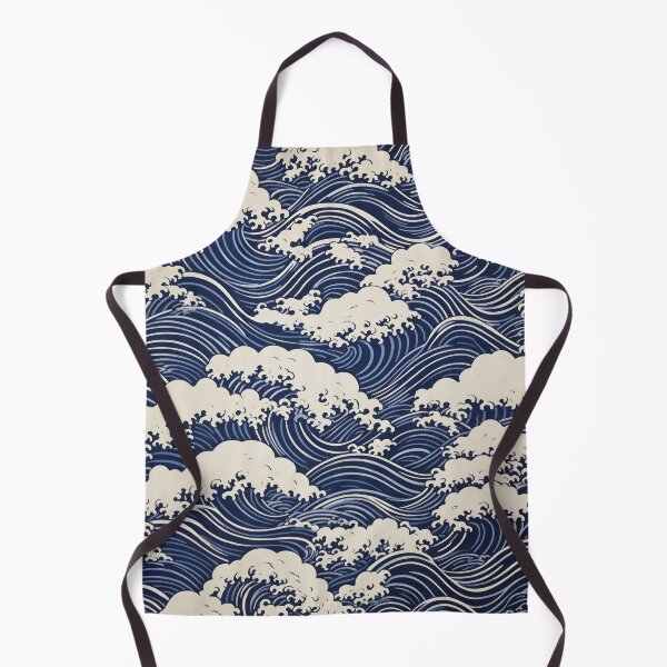 Item preview, Hokusai waves, maritime pattern designed and sold by Mauswohn.
