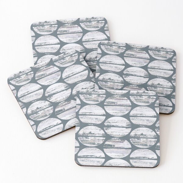 Item preview, Copy of Circle distressed rusty background white gray designed and sold by Alessandro Remo Mazzoni Remotextiles.
