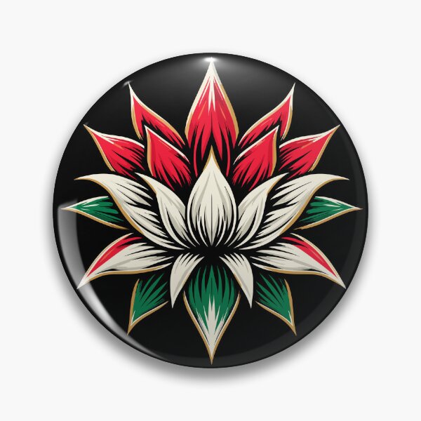 Item preview,  Hungarian Red Green Floral designed and sold by JessArty ⭐⭐⭐⭐⭐.