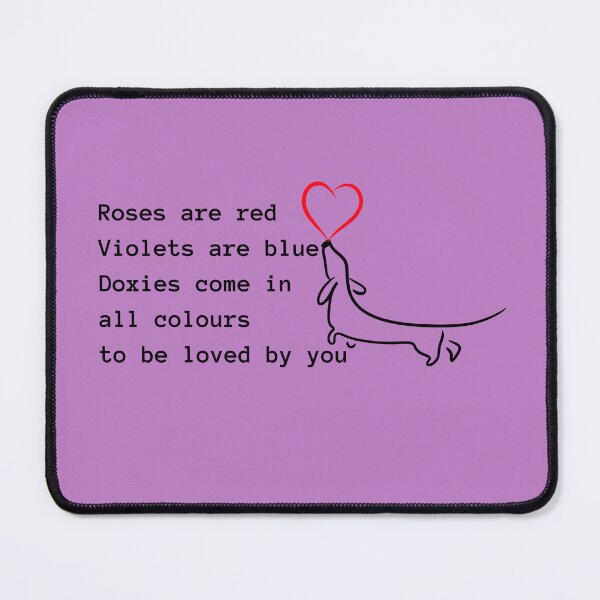Item preview, Dachshund Valentines Day Poem designed and sold by Fionamyles.