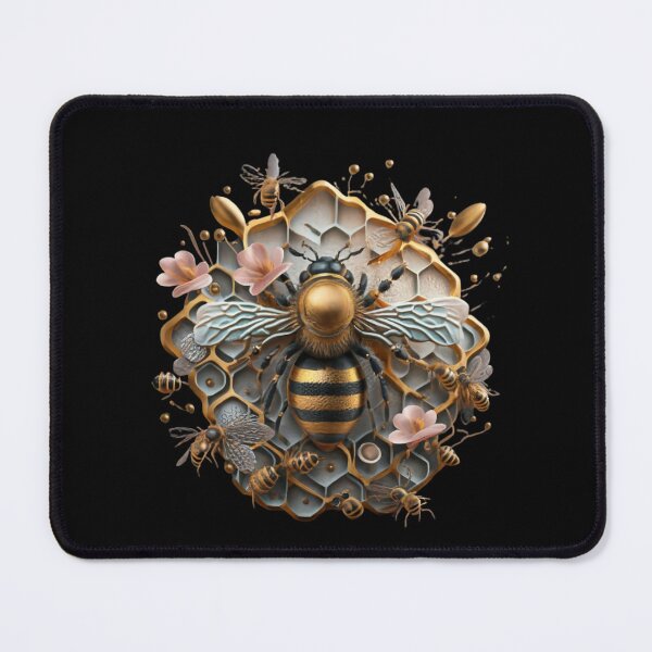 Item preview, bee with honeycomb and flowers designed and sold by Mayaart83.