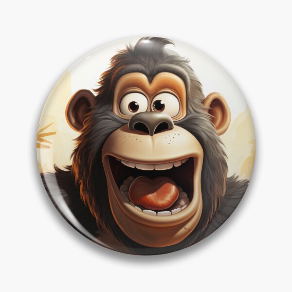 Item preview, It's Just Fun Time Enjoy !- Funny Gorilla Face designed and sold by Mohammed Sohail Khan.