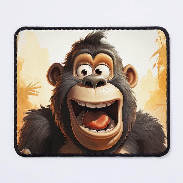 Item preview, It's Just Fun Time Enjoy !- Funny Gorilla Face designed and sold by Mohammed Sohail Khan.