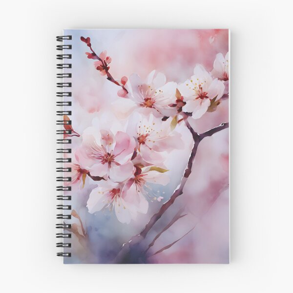 Item preview, Watercolor Cherry Blossom Waltz designed and sold by colorvisionart.