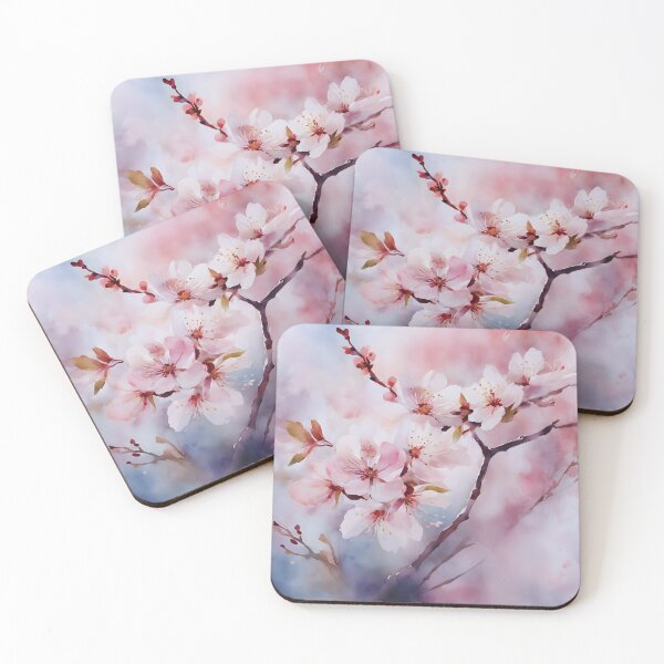 Item preview, Watercolor Cherry Blossom Waltz designed and sold by colorvisionart.