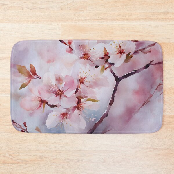 Item preview, Watercolor Cherry Blossom Waltz designed and sold by colorvisionart.