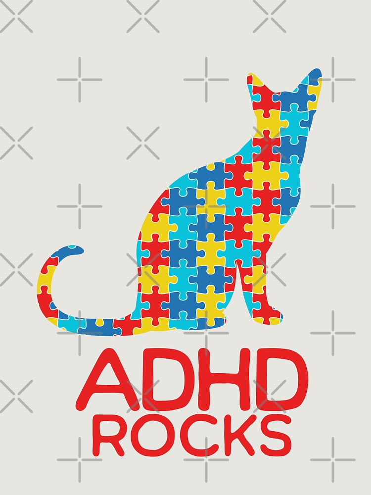 Thumbnail 6 of 6, Premium Oversized Hoodie, ADHD Rocks designed and sold by CyberYogi.