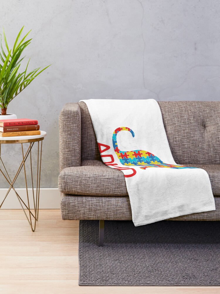 Thumbnail 2 of 6, Throw Blanket, ADHD Rocks designed and sold by CyberYogi.