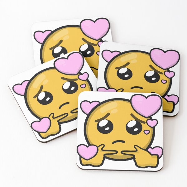 Item preview, Cute Shy I love you valentines day emoji  designed and sold by MonkiFlipp.