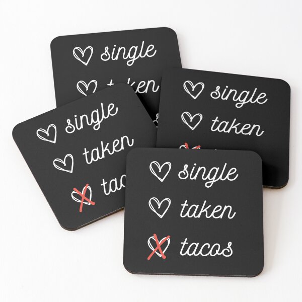 Item preview, Single Taken Tacos - Funny Shirt for Valentines Day designed and sold by teedory.