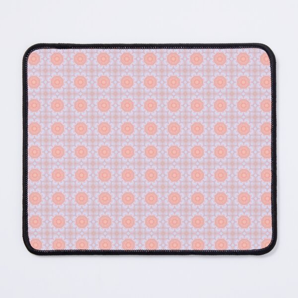 Item preview, peach and violet pattern cute fabric  designed and sold by naivnoia.