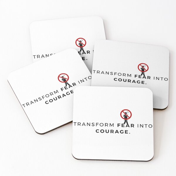 Item preview, Transform fear into courage. designed and sold by Bananobanini.