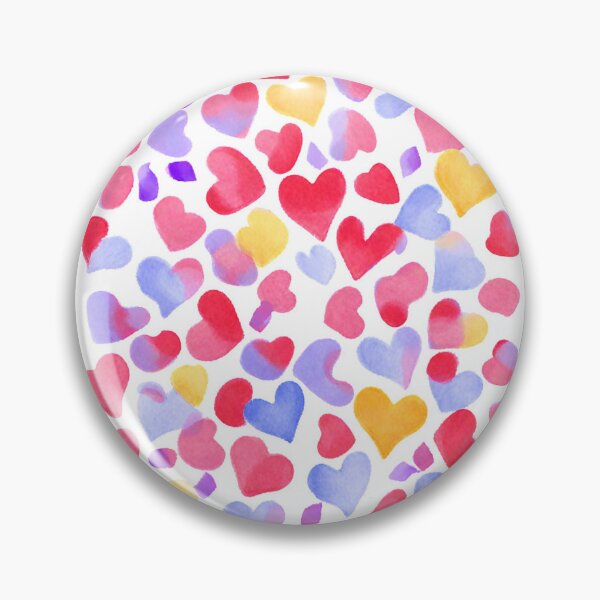 Item preview, Mini Valentines Love Heart Confetti Amor Watercolour  designed and sold by Kayley  |  QuintaDaColherArtes.