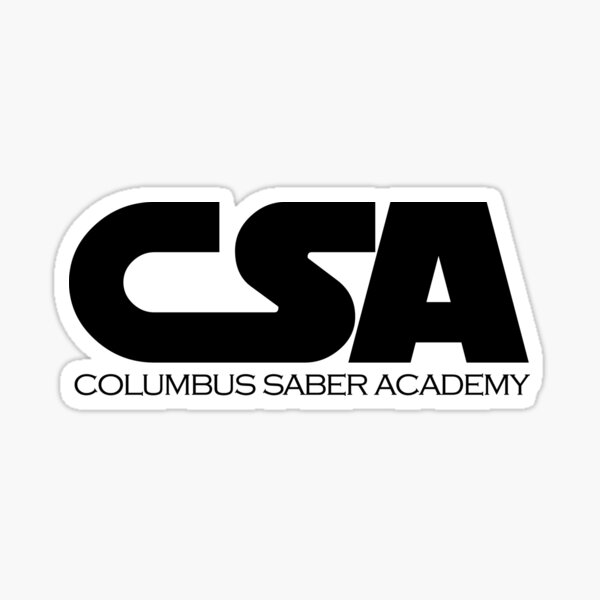 CSA Logo - Black Text Sticker