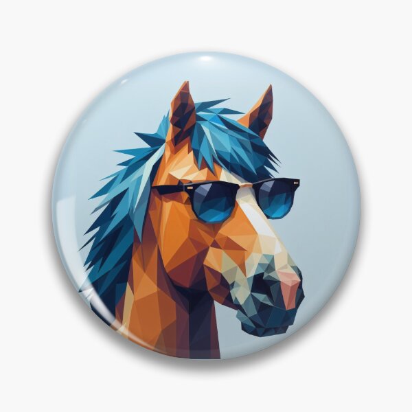 Artikelvorschau, Horse in Sunnies Pop Art entworfen und verkauft von pseudosiren.