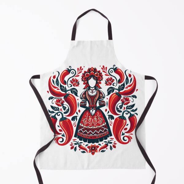 Item preview, Hungarian Folk Red Peppers designed and sold by JessArty ⭐⭐⭐⭐⭐.