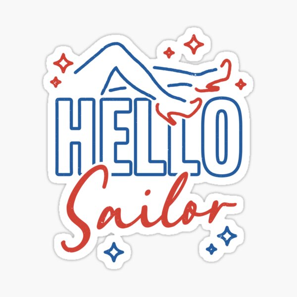 Ahoy Sailor' Sticker
