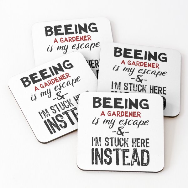 Item preview, Beeing a Gardener is my escape designed and sold by BYNDART.
