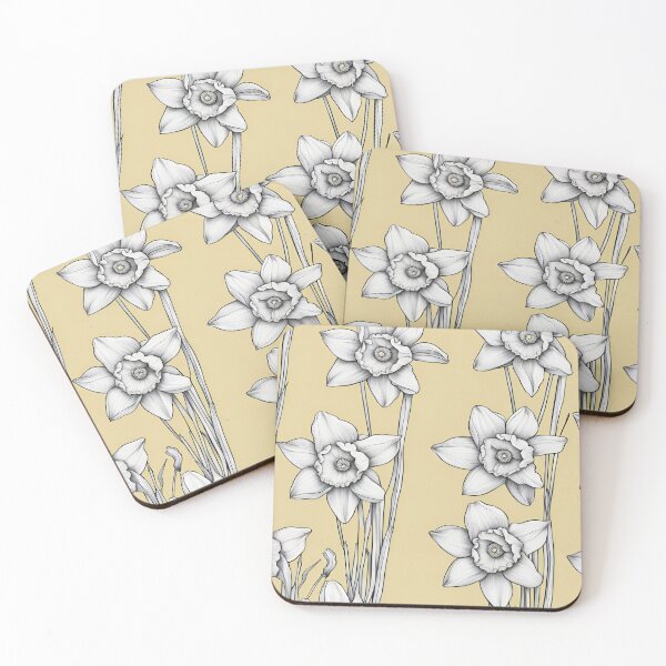 Item preview, Spring Daffodils on Yellow designed and sold by ADCImages.