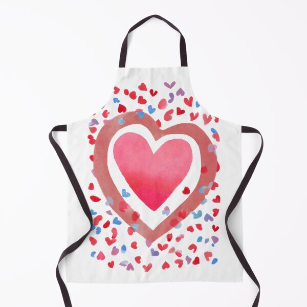 Item preview, Double Valentines Love Heart Mini Confetti Amor Watercolour  designed and sold by Kayley  |  QuintaDaColherArtes.