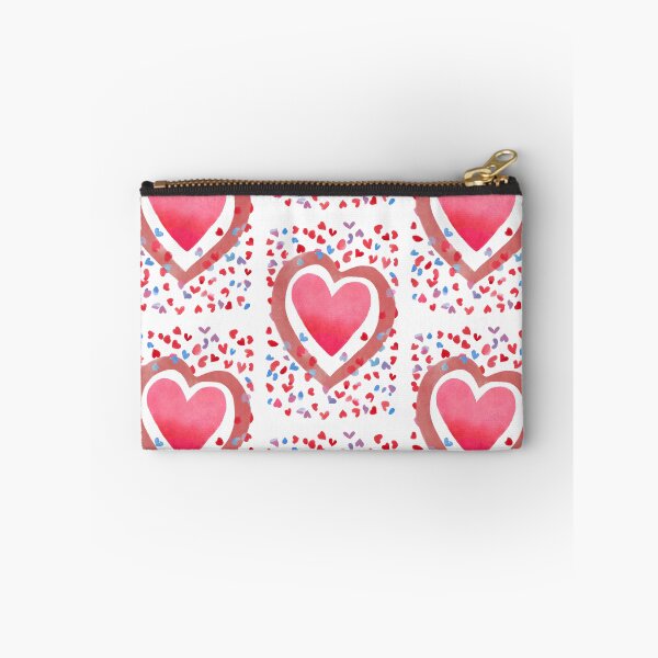 Item preview, Double Valentines Love Heart Mini Confetti Amor Watercolour  designed and sold by Kayley  |  QuintaDaColherArtes.