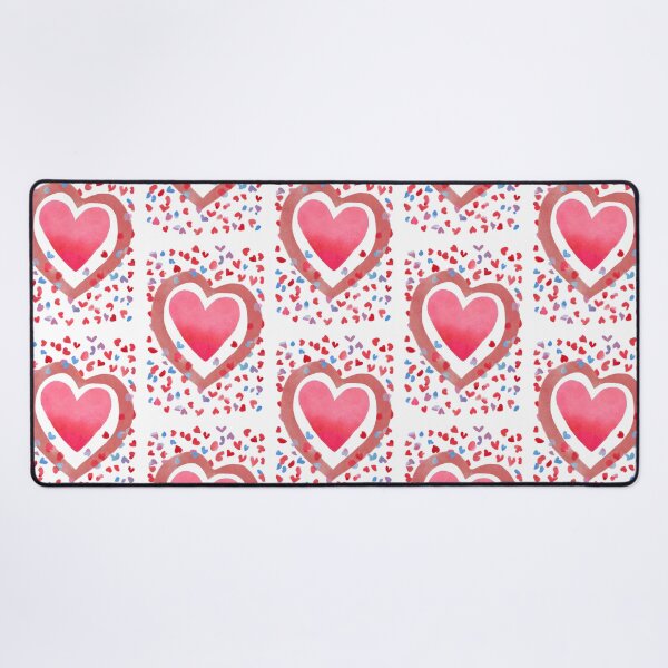Item preview, Double Valentines Love Heart Mini Confetti Amor Watercolour designed and sold by Kayley | QuintaDaColherArtes.