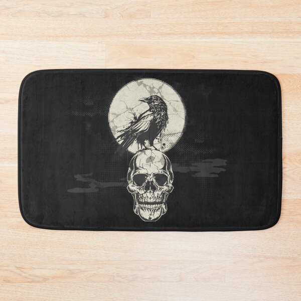Item preview, Mystic Raven & Skull - Gothic Night designed and sold by Sir Meow Meow.