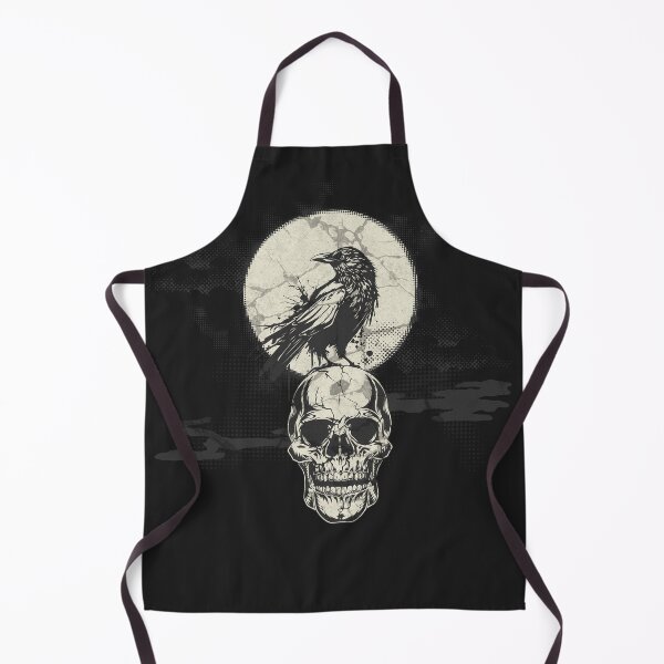 Item preview, Mystic Raven & Skull - Gothic Night designed and sold by Sir Meow Meow.