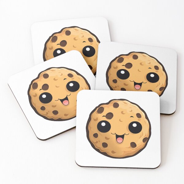 Item preview, Cute Chocolate Chip Cookie Drawing designed and sold by MugsForReal.