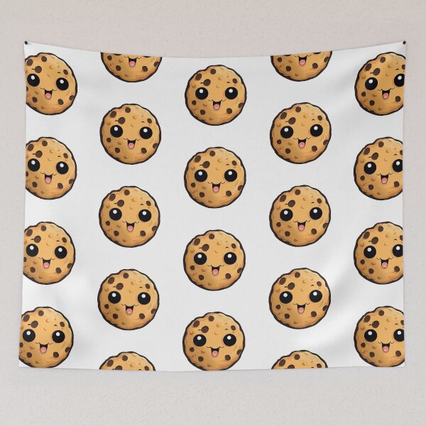 Item preview, Cute Chocolate Chip Cookie Drawing designed and sold by MugsForReal.