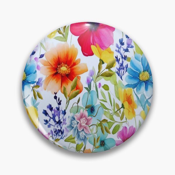 Item preview, Loving Springtime,  Bohemian design, Abstraction, bold colorful abstract playful design inspired by nature designed and sold by Adri Barnard.