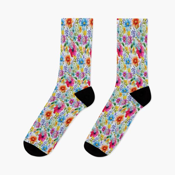 Item preview, Loving Springtime,  Bohemian design, Abstraction, bold colorful abstract playful design inspired by nature designed and sold by Adri Barnard.