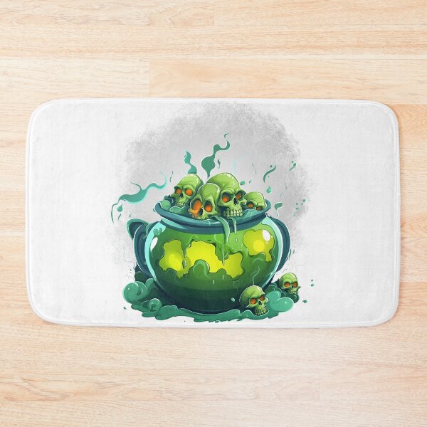 Item preview, Skulls in Cauldron designed and sold by CeeLeeGifts.