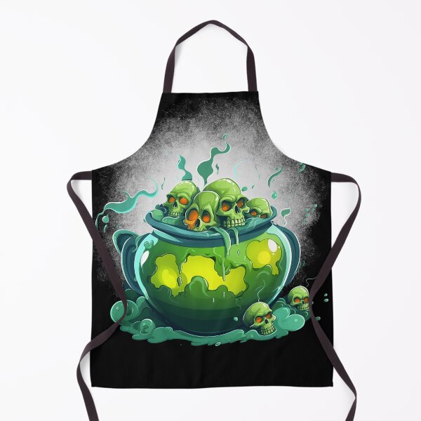 Item preview, Skulls in Cauldron designed and sold by CeeLeeGifts.