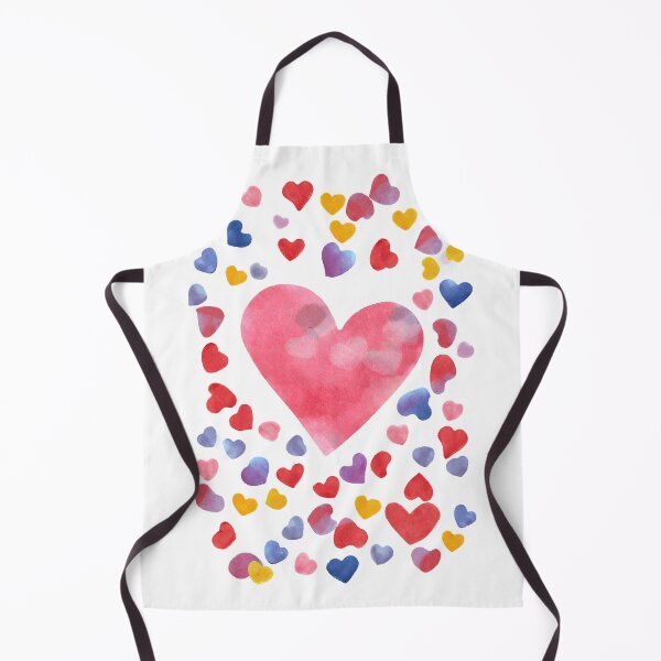 Item preview, Big Valentines Love Heart Mini Confetti Amor Watercolour  designed and sold by Kayley  |  QuintaDaColherArtes.
