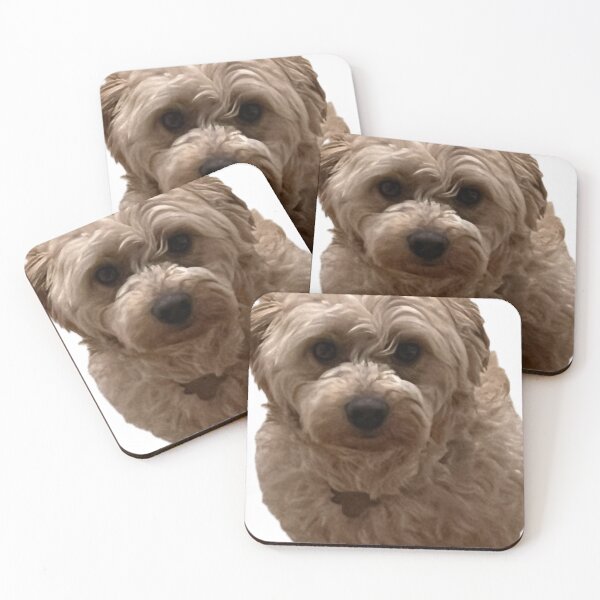 Item preview, Cute cockapoo tan brown dog puppy cocker spaniel poodle designed and sold by Ideas-BYDESiGN.