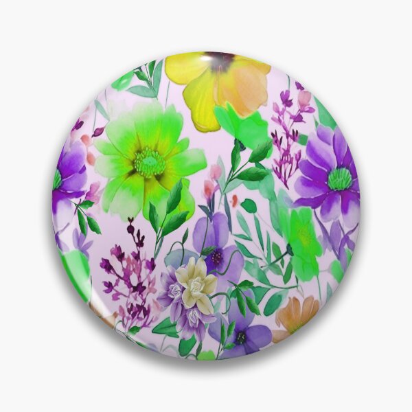 Item preview, Loving Springtime 2,  Bohemian design, Abstraction, bold colorful abstract playful design inspired by nature designed and sold by Adri Barnard.