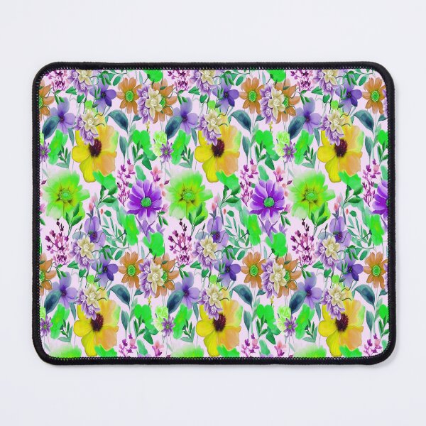 Item preview, Loving Springtime 2,  Bohemian design, Abstraction, bold colorful abstract playful design inspired by nature designed and sold by Adri Barnard.