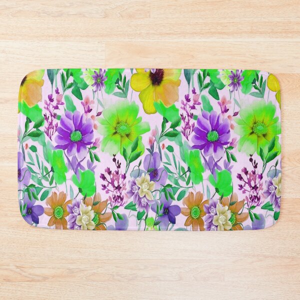 Item preview, Loving Springtime 2,  Bohemian design, Abstraction, bold colorful abstract playful design inspired by nature designed and sold by Adri Barnard.