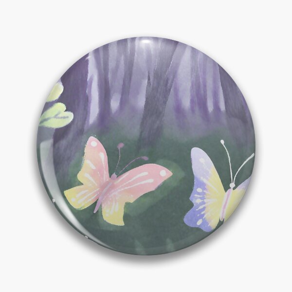 Item preview, Butterflies and flowers, pastel tones, green, pink, yellow, lilac, orange designed and sold by NaturaFotos.