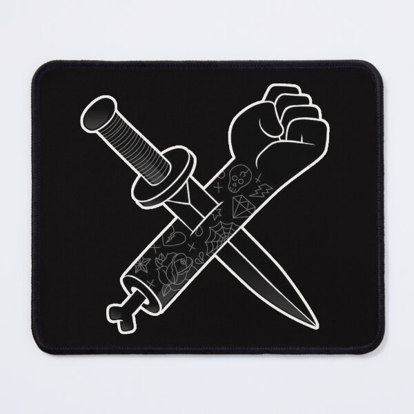 Item preview, tattoo dagger designed and sold by Ratatatts.